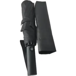 Urbino Santhome RPET Auto-Open 23 Umbrella Black Closed